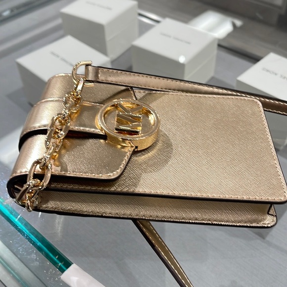 MICHAEL KORS WOMENS FASHION IPHONE SAMSUNG CASE PHONE HOLDER CROSSBODY BAG PURSE - Picture 11 of 16